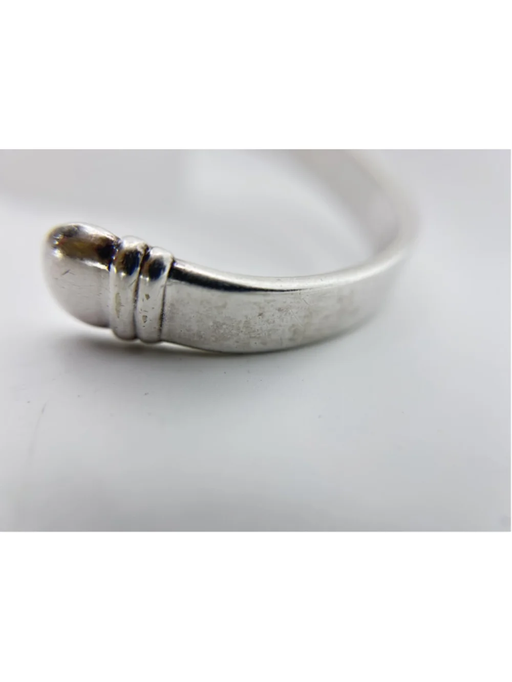 Until There's A Cure Sterling Silver Italy Hinged Cuff Bracelet HIV AIDS Charity
